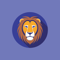 Obraz premium lion head vector