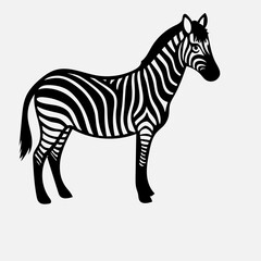 Obraz premium Giraffe Silhouette art