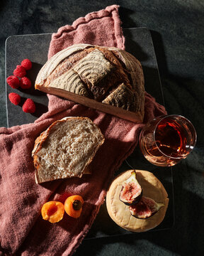 Rye Bread food Board