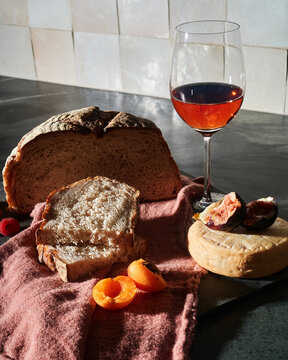 Rye Bread food Board