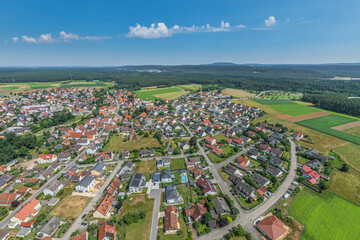 Ausblick auf Röttenbach in der Ferienregion Fränkisches Seenland