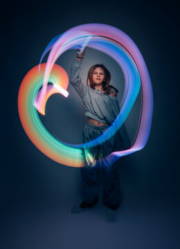 Lightpainting Studio Portrait