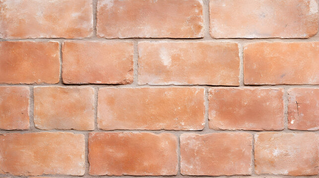 Beige terracotta brick wall texture