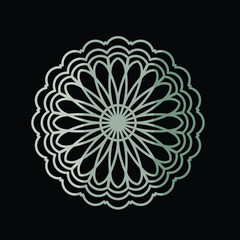 mandala round ornament