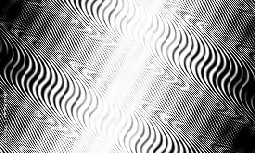 Poster engraved effect vector background. dissolve halftone vector background. thin lines pattern.