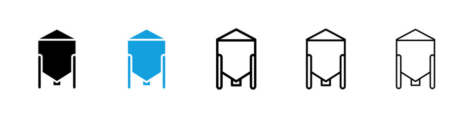 Silo icons vector set for web designs © Abstractor