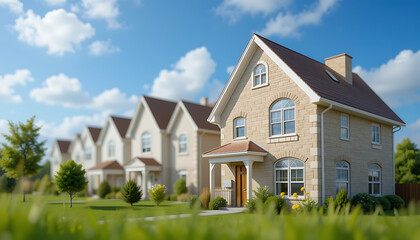 houses in the village, mini house, real estate agent with house, houses in the old town of Tallinn Estonia, panorama of the old town in Warsaw, houses in the city, 32k Resolution