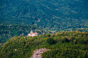 The Soča River in Kobarid. Immersion in nature.