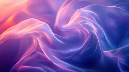 Obraz premium Ethereal Flowing Fabric with Soft Colors and Gentle Light Glow