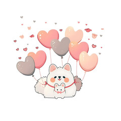 Playful and whimsical dog illustrations in vibrant and minimalist designs.