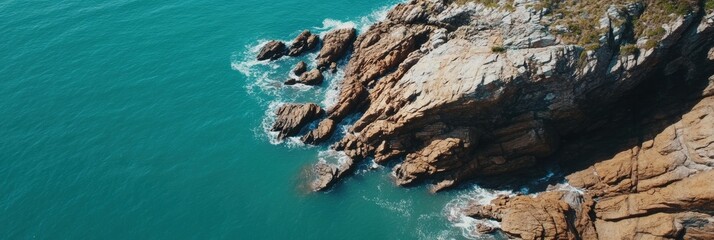 Obraz premium Eco-Adventure Visualscape Dramatic Coastal Geology Meets Climate Resilience - Sustainable Tourism and Immersive Nature Exploration in 8K Ultra-Resolution