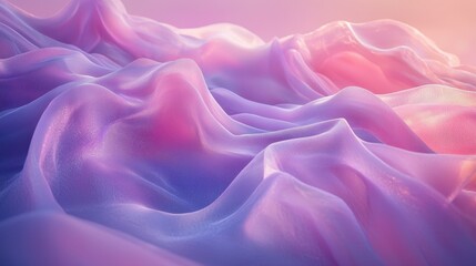 Obraz premium Soft Flowing Fabric Draped Across a Colorful Abstract Background