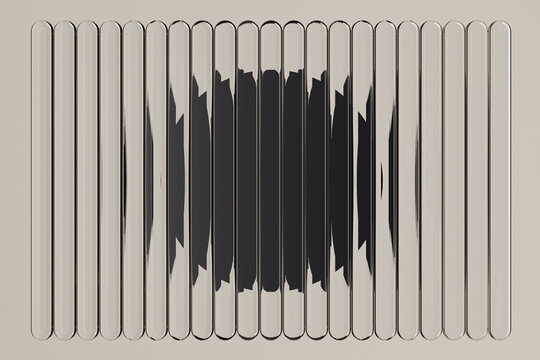 Exploring geometric shapes in an abstract transparent background