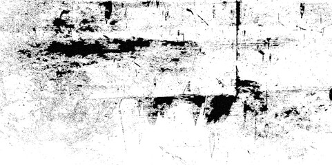 Grunge black and white pattern. Monochrome particles abstract texture.