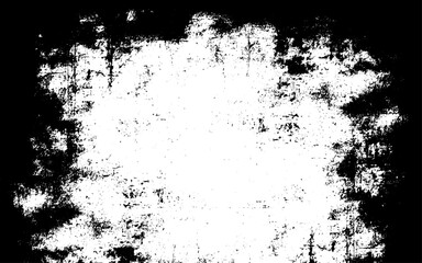 Black grunge texture stock illustration.  Grunge black and white pattern. Monochrome particles abstract texture. Background of cracks, scuffs, chips, stains, ink spots, lines. Dark design background 