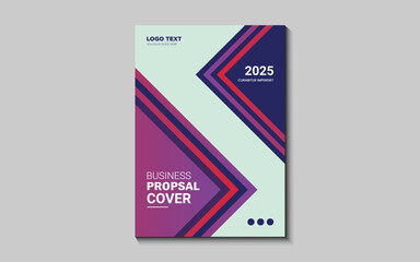 Corporate business proposal cover design template