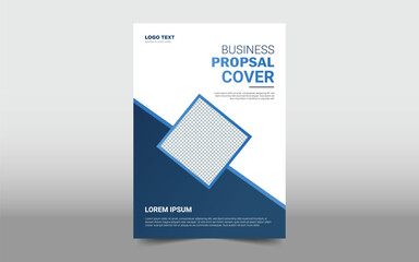 Corporate business proposal cover design template