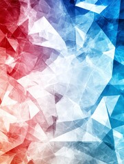 Naklejka premium Dynamic abstract background design digital art geometric shapes colorful environment close-up view modern concept