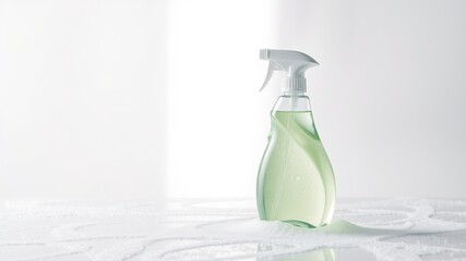 Obraz premium Lime Green & Mauve Cleaner - Dynamic Light Streak