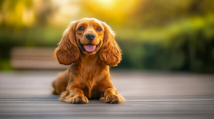 Pure Youth Crazy – Young English Cocker Spaniel Dog Posing – Cute, Energetic, and Playful Puppy Concept