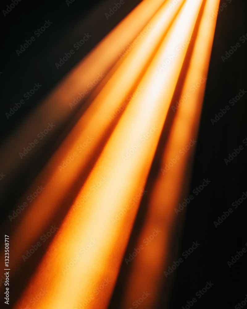 Poster quantum illumination breakthrough visualization of radiant energy flow - inspirational digital trans