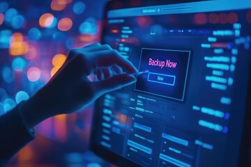 clicking "Backup Now".