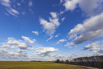 Obraz premium blue sky and clouds