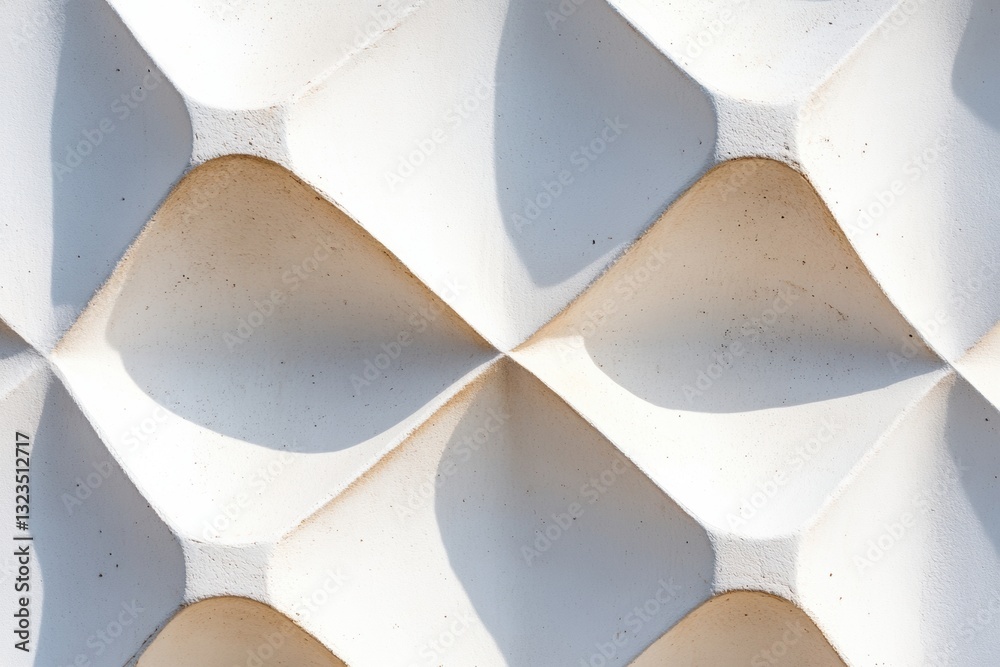 Leinwandbilder Parametric Design Texture Minimalist Architectural Surface Exploration - Innovative Geometric Patterns for Modern Sustainable Branding and Visual Communication