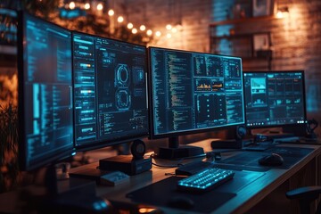 multiple screens displaying encrypted backup processes.