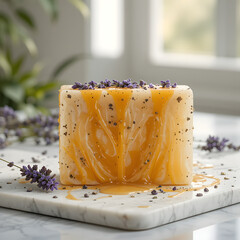 Artisan Lavender Honey Soap Handmade with Natural Ingredients