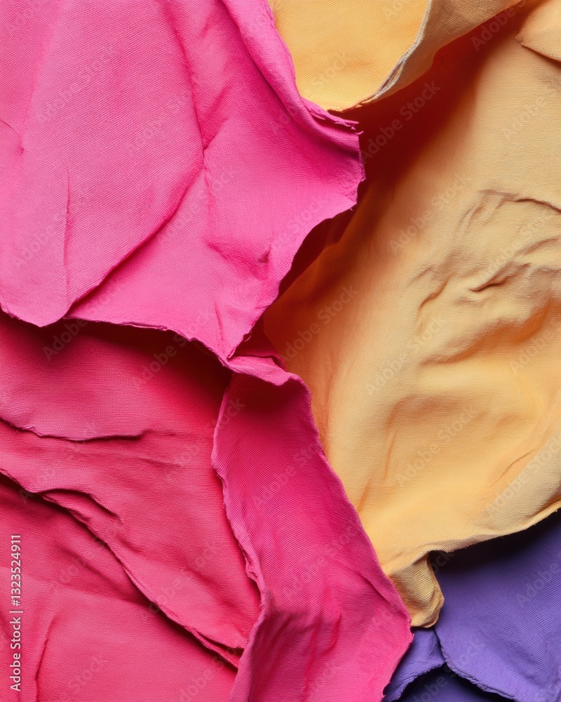 Poster fluid color dynamics soft paper texture exploration in vibrant contemporary design - innovative visu