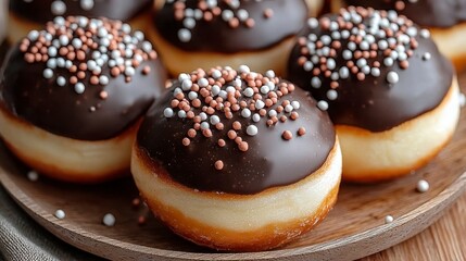 Indulge in the sweet symphony of these delectable doughnuts, a culinary masterpiece crafted with precision and passion Each bite unveils a symphony of flavors, where the richness of chocolate