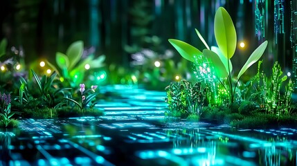 BioTech Nature: Futuristic Plants, Green Tech - Biotechnology & Nature