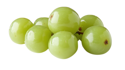 Fresh and vibrant green grapes clustered together, ready for a healthy snack or dessert