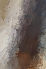 dynamic abstract painting creating a vibrant colors with brush stroke details and blended shadow effect illustration vertical composition 9