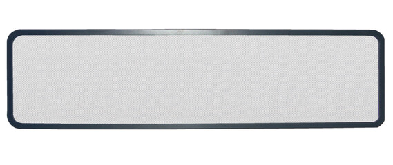 Plaque d’immatriculation vide