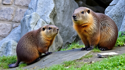 Obraz premium beaver, marmot, Capybara