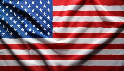 Naklejka premium rippled american flag