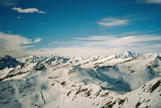 Alpine glacier landscape - Powered by Adobe