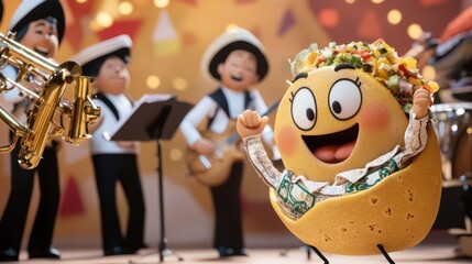 Vibrant Toy Display Featuring Bright Yellow Egg on Colorful Playset Base