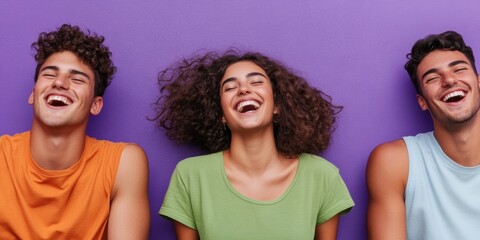 Vibrant Gen Z Friendship Goals Authentic Emotional Connection and Joyful Inclusivity in Minimalist Color-Block Wellness Branding