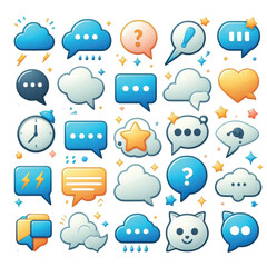 Obraz premium Speech bubble vector