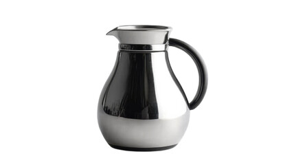Stylish stainless steel pitcher with a sleek design perfect for serving beverages