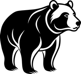 vector illustration of a bear