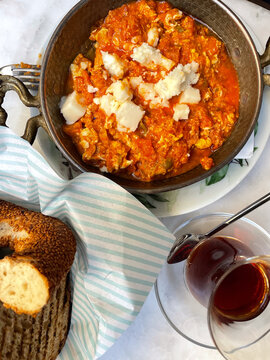 Turkish Menemen Breakfast
