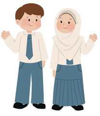 Indonesian senior high School Student