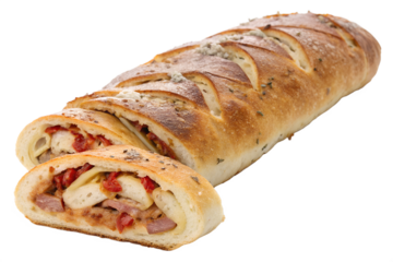 Stromboli isolated on transparent background