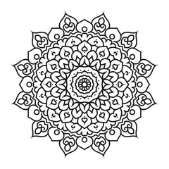 Radiant Sunburst beautiful Mandala | Creative Mandala Design | Elegant mandala design