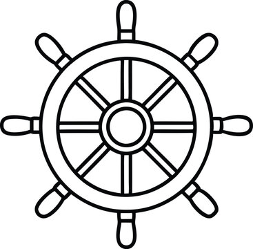 recommend clip art: Ship steering line art Steering wheel icon,Ship steering icon