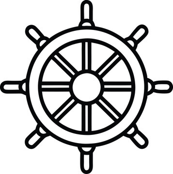 recommend clip art: Ship steering line art Steering wheel icon,Ship steering icon